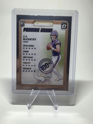 2024 Donruss Optic J.J. McCarthy Passing Grade #6