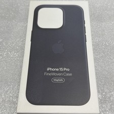 Apple FineWoven Case with MagSafe for iPhone 15 Pro - Black