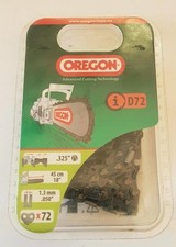 Neue Kettensägekette von Oregonl 325, 1,3 mm, 72 TGL. EAN: 5400182624004,
