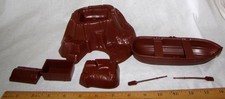 Tim-Mee Toys buried treasure isle and rowboat for toy soldiers