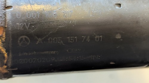 MB B-CLASS STARTER MOTOR W245 2.1 DIESEL AUTOMATIC 2007 A0051517401 - Picture 5 of 8