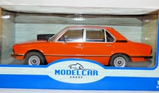 Model Car Group MCG 1:18 scale BMW 5 Series 520i (E12) saloon  orange 1974