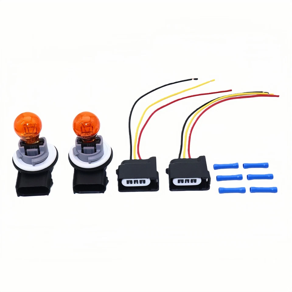 Kit de 2 enchufes + bombillas + conectores nuevos para Ford Flex Focus Freestar Ranger Taurus Foto 3 de 4