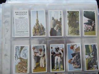 ONE COMPLETE SET CIGARETTE CARDS CARRERAS BRITAIN'S DEFENCES