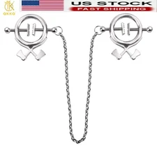 Adjustable Nipple Clamps Clips Torture Harness Bondage Restraint for Woman BDSM