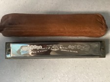 Vintage Pre-War Hohner Chromatic Harmonica Excellent.