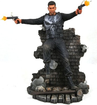 Diamond Select Marvel Gallery Punisher PVC Diorama Figurine 9'' The Punisher