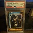 Panini 2024 Clearly Donruss Rated Rookie Caleb Williams Orange /199 pop 1