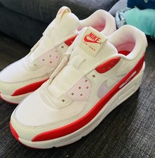 Nike Air Max 90 LV8 Womens Sail Siren Red (Do...