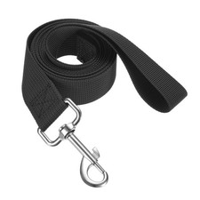 Nylon Dog Leash, 1 Pack Dog Training Leash 6 ft x 1 In, Black 
