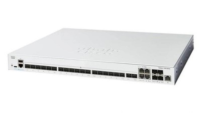 Cisco Catalyst 1300-24XT 24x 10GbE + 4x 10GbE RJ45/SFP+ Combo Ports L3 managed