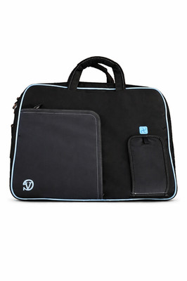 Business Case Vangoddy Laptop Bag 15-17  Black   Padded Shoulder Travel