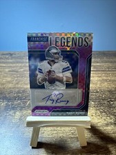 🔥2021 Panini Prizm #FLS-TR TONY ROMO Franchise Legends Purple Power AUTO /25🔥