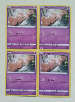 4x Pokémon TCG Crown Zenith: Exeggcute (057/159) - Common - Near Mint 