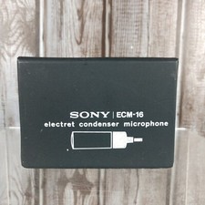 Sony ECM-16 Electret Condenser Microphone with Manual and Box Vintage Audio Set