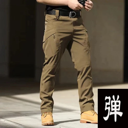 Pantalones de trabajo múltiples bolsillos carga de fuerzas especiales para hombre - Imagen 36 de 36