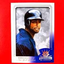 Bernie Williams 2003 Donruss Diamond Kings Card #40 MLB New York Yankees
