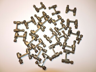 (24) PFC bridge style bobbins and bolts 7/16 bridge height NASCAR ARCA