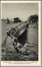 MÜLHAUSEN RIXHEIM um 1925 Sprengug Übergang...