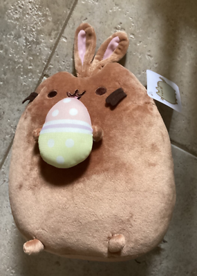 Pusheen Chocolate Easter Bunny with Egg Plush NWT