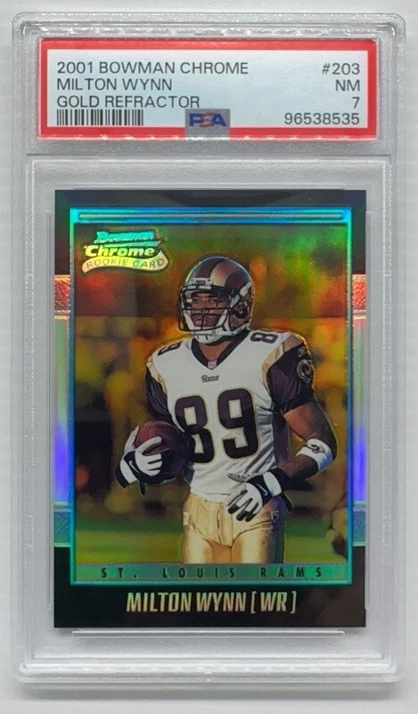 Milton Wynn Bowman Chrome #203 Gold Refractor