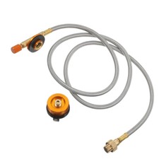 100 CM Propane Hose Extension With Refill Adapter For Outdoor Camping Grill