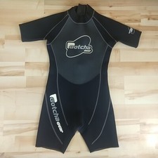 GOTCHA GEAR Shortie Wet Suit Mens L Black Short Sleeve 4 Way Stretch Titanium 2