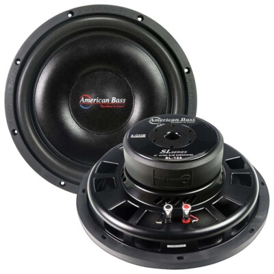 American Bass SL-124 12 Inch 600W Ohm Shallow Slim Mount