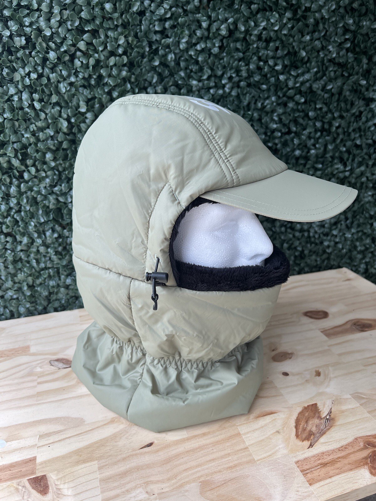 Supreme Cordura Puffer Balaclava Light Olive FW22 Hat Cap One Size