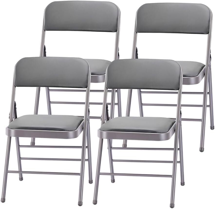 S W/ Cushion, Metal Frame Foldable Chair For Party, Event