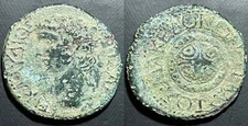 CLAUDIUS Provincial AE23 Koinon of Macedonia Ancient Roman Coin Shield