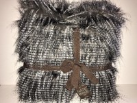 Nate Berkus 50 X 60 Faux Fur Decorative Throw Black/grey/white Warm Tags Nate Berkus 50 X 60 Faux Fur Decorative Throw Black/grey/white Warm Tags