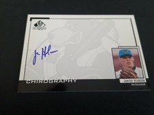 2000 SP Top Prospects Chirography #JHE Junior Herndon AUTOGRAPH 