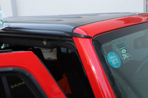 For Jeep Wrangler JK 2011-17 Black Roof Rainwater Shield Diversion Channel Slot - Bild 2 von 11