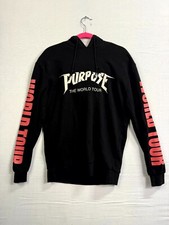 Divided H&M Hoodie Mens Small Black Purpose The World Tour Long Sleeve Pullover