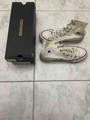 Converse Chuck Taylor All Star Hi Scarpe Donna /Bambina Bianche, EU 36