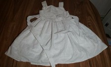 Sweet Heart Rose White Eyelet Lace Party Dress Little Girl Size 3T
