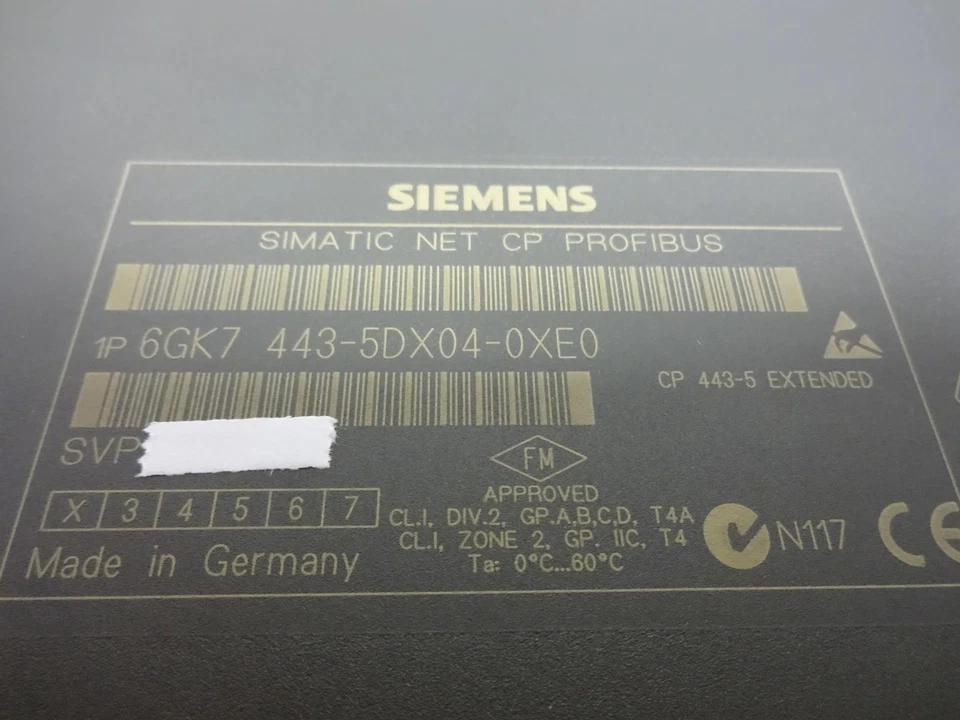 Siemens 6GK74435DX040XE0 6GK7 443-5DX04-0XE0 Simatic Net Cp Profibus - Image 2 of 4