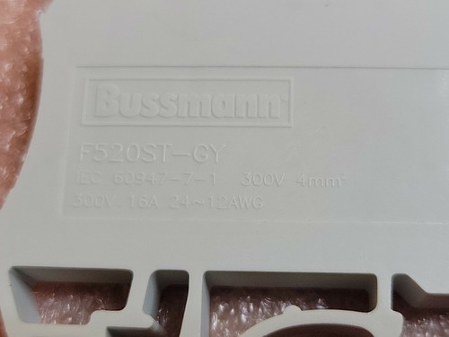 Bussman F520ST-GY Terminal Block - Picture 4 of 5