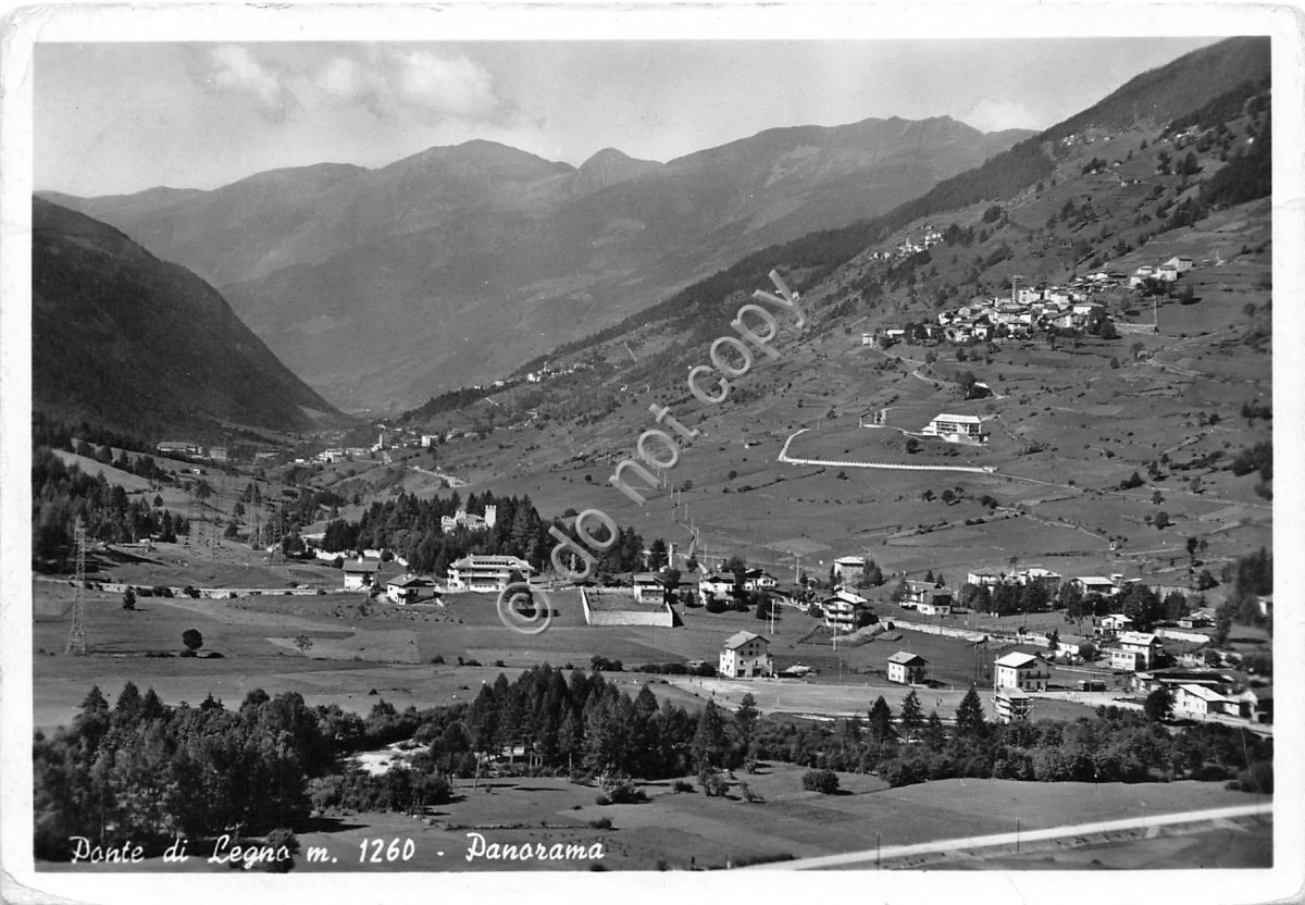 Cartolina - Ponte di Legno Panorama 1961