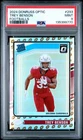 2024 Donruss Optic Football Footballs Trey Benson #293 PSA 9
