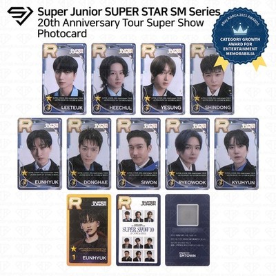 SUPERJUNIOR SS10 3/8トレカ SUPERJUNIOR SS10アプグレ特典 トレカ5枚セット EC購入特典付きトレカ1