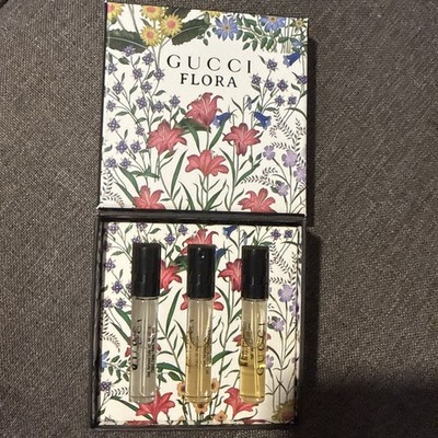 Gucci Flora Gorgeous Gardenia, Gorgeous Magnolia, Gorgeous Orchid (3 VIALS Set)