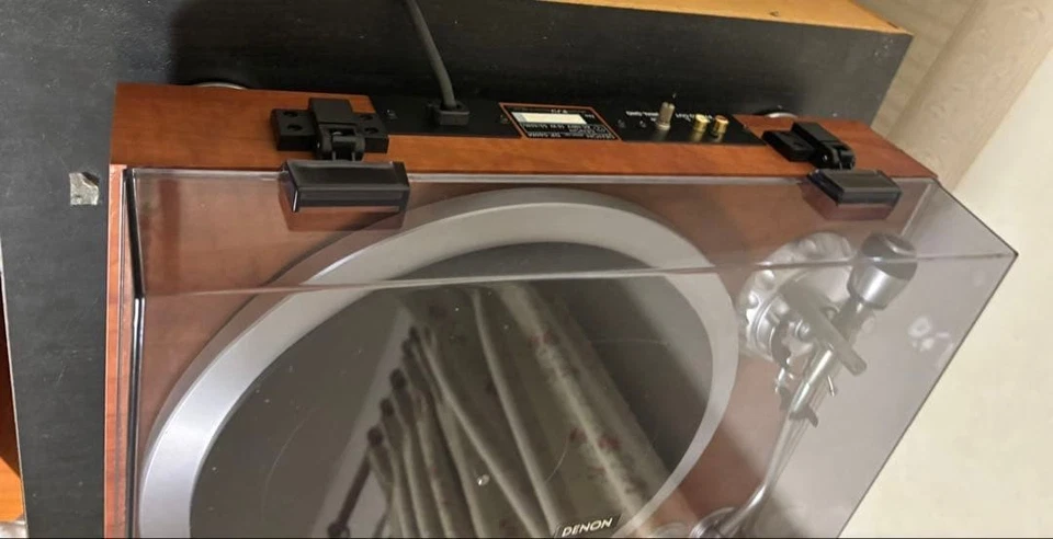 DENON DP-500M Turntable Record Player Direct Drive AC100V Vintage Japan - Image 3 of 4