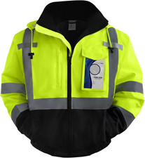 Hi Vis Jackets for Men Women Waterproof High Visibility Safety Jackets for Men,