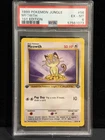 1st Ed PSA 6 1999 Meowth 56/64 Jungle