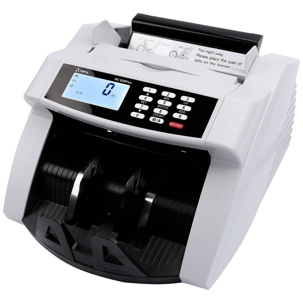 Olympia NC 520 Plus machine à compter les billets triple détection contrefaçon