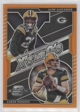 2021 Contenders Optic Orange Prizm 17/50 Aaron Rodgers Jaire Alexander 10qe