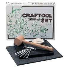 Craft Sha Leatherworking Craft Tool Starter Set, for Leather Carving Stamping