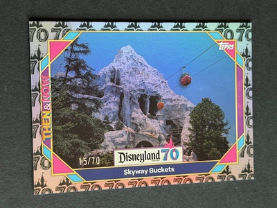 ら*き様 Topps Disneyland 70th Anniversary 2 2025 Topps Disneyland 70th Anniversary #38 Skyway Buckets 70th
